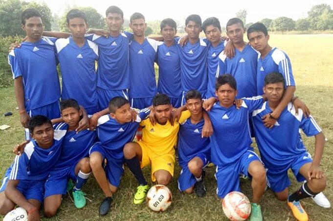 Siraha Public School's Student football Team