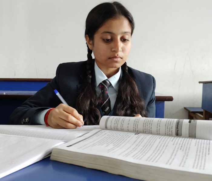 Siraha Public School's Student Doing Practices in class